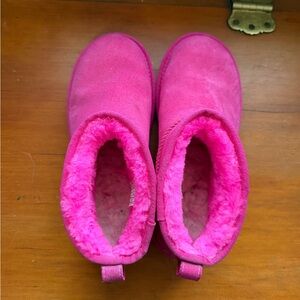 UGG hot pink Ultra Mini Boots